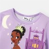 PATPAT Disney Princess Frozen Toddler Girls Clothes: Ruffle Sleeve Sweatshirts and Leggings Summer Coordinate Outfit - 3 of 4