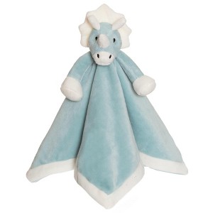 TriAction Toys Teddykompaniet Plush Baby Blanket | Blue Dino - 1 of 3