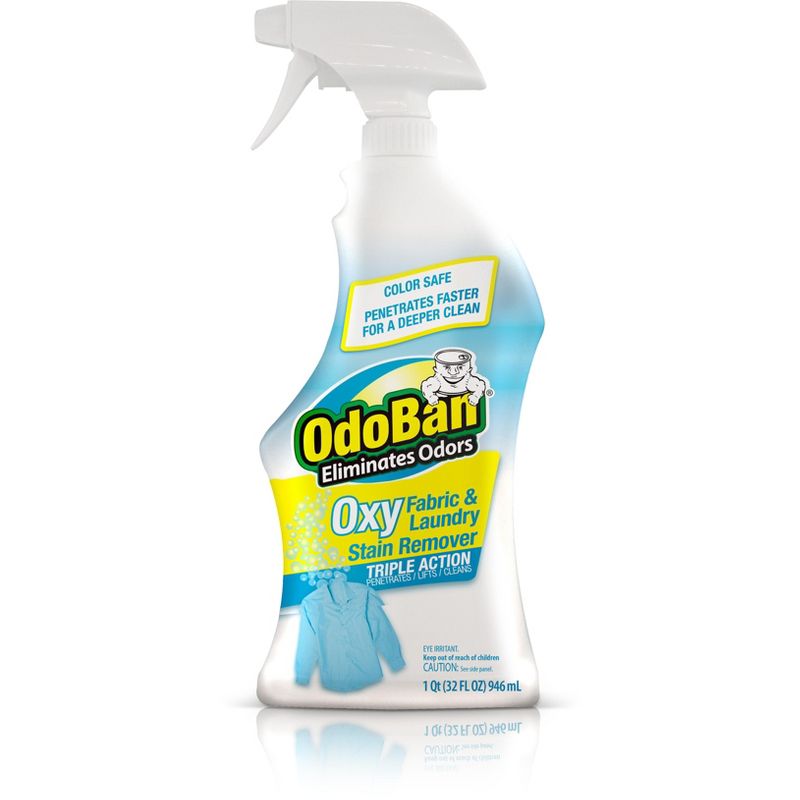 OdoBan Ready-to-Use Oxy Fabric and Laundry Stain Remover, 32 Ounce Spray, 1 of 4
