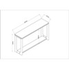 Mark & Day Melani Modern Console Table - 4 of 4