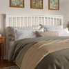 AFI Furnishings Mission King Headboard with Turbo Charger in White - 2 of 4