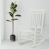 Kozyard High-Back Slat Rocking Chair Set – Solid Wood Rockers for Porch, Indoor, or Outdoor Use - 2 of 4