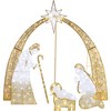 Best Choice Products Lighted 2D Christmas Nativity Scene Outdoor Décor w/ Twinkling LED Lights - 2 of 4