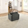 NicBex Couches for Living Room Accent Chair Sofa with Storage Armrest, Comfy Corduroy Upholstered Sofa Couch with Cup Holders and a Phone Holder - 2 of 4