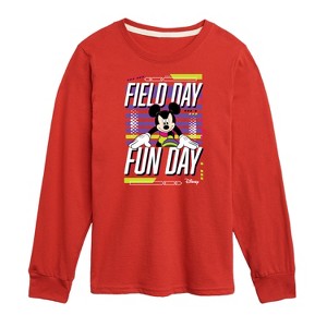 Boys' - Disney - Field Day Fun Day Long Sleeve Graphic T-Shirt - 1 of 4