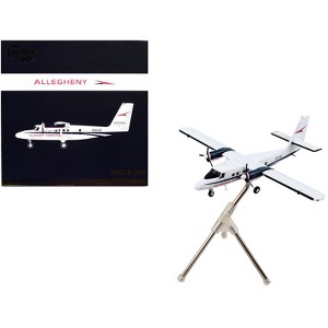 De Havilland DHC-6-300 Commercial Aircraft White w/Blue Stripes "Gemini 200" Series 1/200 Diecast Model Airplane by GeminiJets - 1 of 3