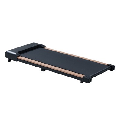VisioGear Under Desk Treadmill, Portable Walking Pad for Home & Office, Compact Running & Walking Machine, Black & Grey, 45.67"*19.09"*4.2"