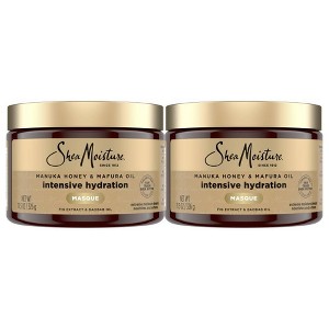 SheaMoisture Manuka Honey & Mafura Hair Oil Intensive Hydration Hair Mask - 11.5oz - 1 of 4