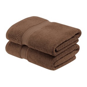 Luxury Cotton Heavyweight Ultra-Plush Bath Towel Set of 2 by Blue Nile Mills - 1 of 4
