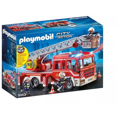 Playmobil City Action Fire Ladder Unit 9463 Vehicle Playset 89pcs