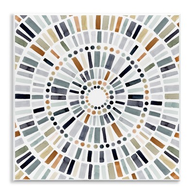 Stupell Industries Abstract Rustic Mosaic Circle, 12" x 12"