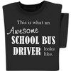 Collections Etc Awesome Bus Driver T-shirt - 2 of 4