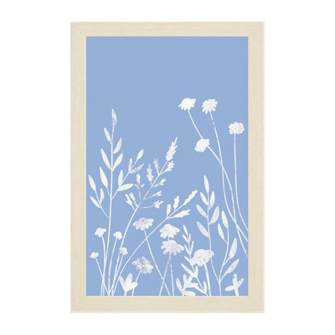 16 X 24 Wildflowers Kids' Magnet Board Wall Art Blue - Petal Lane : Target