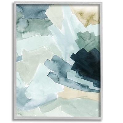Stupell Industries Shaded Forest Abstract Landscape Green Blue Design