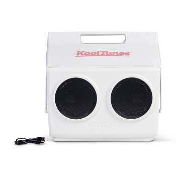 Igloo Playmate Classic Kool Tunes Cooler with Built-in Wireless Speaker - White