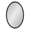 Kate and Laurel Hogan MDF Oval, 24x36, Black - 4 of 4
