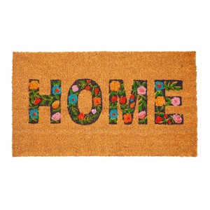 Juvale Nonslip Coco Coir Front Door Welcome Mat, Home, 17x30 in - 1 of 4