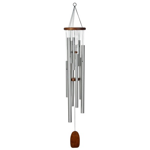 Woodstock Wind Chimes Signature Collection, Magical Mystery Chimes Silver Wind Chime - image 1 of 4