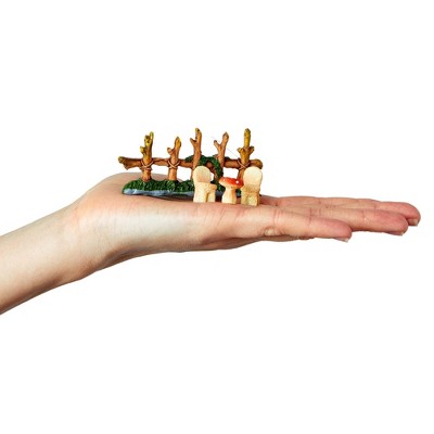 Miniature Fairy Garden Kit with Pink Tree House and Figurines