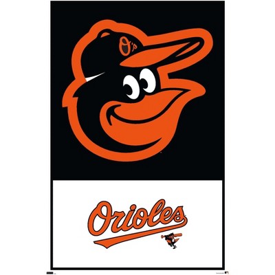 Trends International Mlb Baltimore Orioles - Logo 22 Framed Wall Poster ...