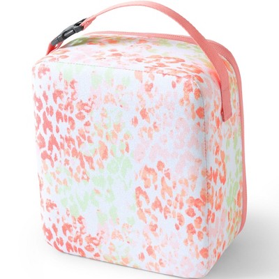 Glitter Leopard Print Insulated Kids Lunch Box