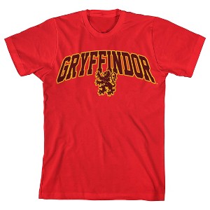 Harry Potter Gryffindor Pride Boy's Red Tee - 1 of 3
