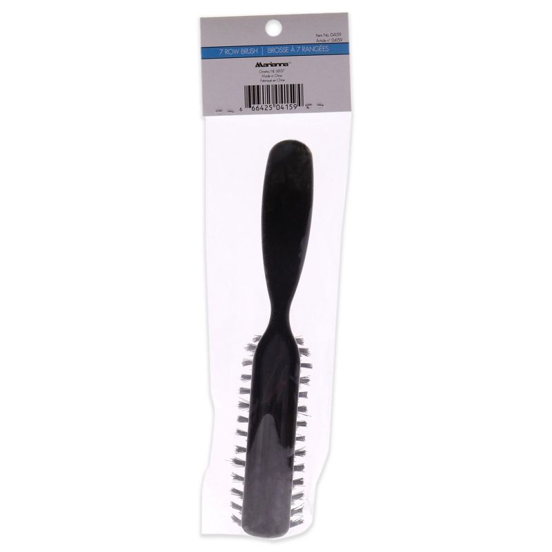 Marianna Pro Basic 7 Row Brush - 1 Pc Hair Brush, 3 of 6