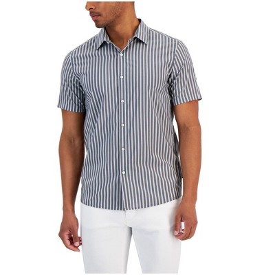 Michael Kors Mens Stretch Button Up Shirt