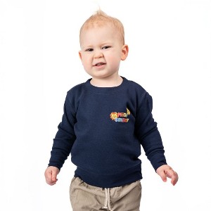 The Juniper Shop Mini Smiley Let's Go Exploring Front and Back Toddler Sweatshirt - 1 of 4