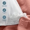 Washed Duvet Cover & Sham Set - Extra Soft, Easy Care by Bare Home, Comforter Not Included - 2 of 4