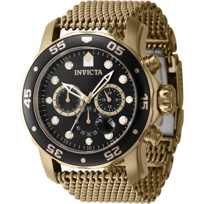 Invicta 47238 Men's Pro Diver Chronograph Yellow Gold Steel Watch