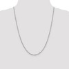 Black Bow Jewelry 1.9mm 14k White Gold Diamond Cut Singapore Chain Necklace - 2 of 4