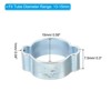 Unique Bargains Galvanized Steel Fluid Systems Fuel Petrol O Double Ear Hose Clamps 50 Pcs - 2 of 4