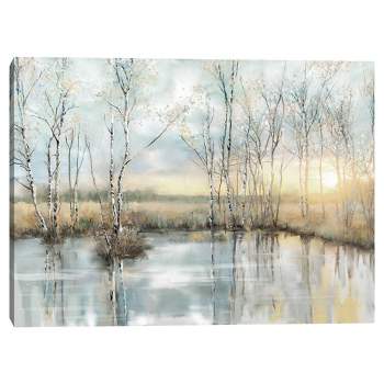 Canvas Wall Art - Water's Edge I by Carol Robinson ( Floral & Botanical > Trees art) - 18x26 in