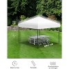 10x10FT Pop Up Canopy Tent, Folding Tent Shelter with 4 Removable Sidewalls, Easy Setup Outdoor Canopy, Height Adjustable Shelter Gazebos - 3 of 4