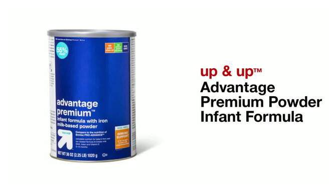 Advantage Premium Powder Infant Formula - 36oz - up &#38; up&#8482;, 6 of 7, play video