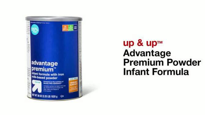 Advantage Premium Powder Infant Formula - 36oz - up &#38; up&#8482;, 6 of 7, play video