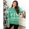 Ugly Christmas Sweater for Women Funny Holiday Sweaters Tacky Christmas Sweaters Snowman Sweatshirts - 2 of 4