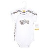 Hudson Baby Infant Girl Cotton Bodysuits, Mamas Bestie Flower - 2 of 4