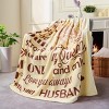 Joyfy Cozy & Soft Throw Blanket Gift 50" x 60" for Mothers Day Christmas Birthday Valentines, Blanket Gift Anniversary Gift for Wife from Husband - 3 of 4