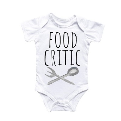 Food Critic Foodie - Baby Boy Girl Clothes Infant Onesie® Funny Cute Newborn GS1