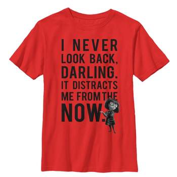 Boy's The Incredibles Edna Mode Never Look Back T-Shirt