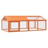 vidaXL Run Box Brown 78.7"x44.3"x29.1" Solid Wood Pine - 2 of 4