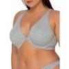 Smart & Sexy Women's Comfort Cotton Front & Back Close Racerback Bra - 2 of 4
