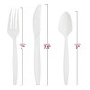 Smarty Had A Party White Plastic Cutlery Set - 1000 Sets - 2 of 4