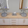 ALFI ABCO1023 7 Piece Solid Concrete Gray Matte Bathroom Accessory Set - 4 of 4