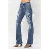 Women's High Waist Patched Bootcut Jeans - Judy Blue - image 3 of 4