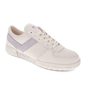 PONY Mens Linebacker Lux Genuine Leather and Suede Premium Lace Up Athletic Sneaker Shoe - 1 of 4