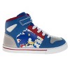 Sonic The Hedgehog Boys' Hook and Loop Hi-Top Canvas Sneakers - 2 of 4