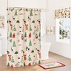 The Lakeside Collection Merry Catmas Bath Collection - Shower Curtain - 3 of 4